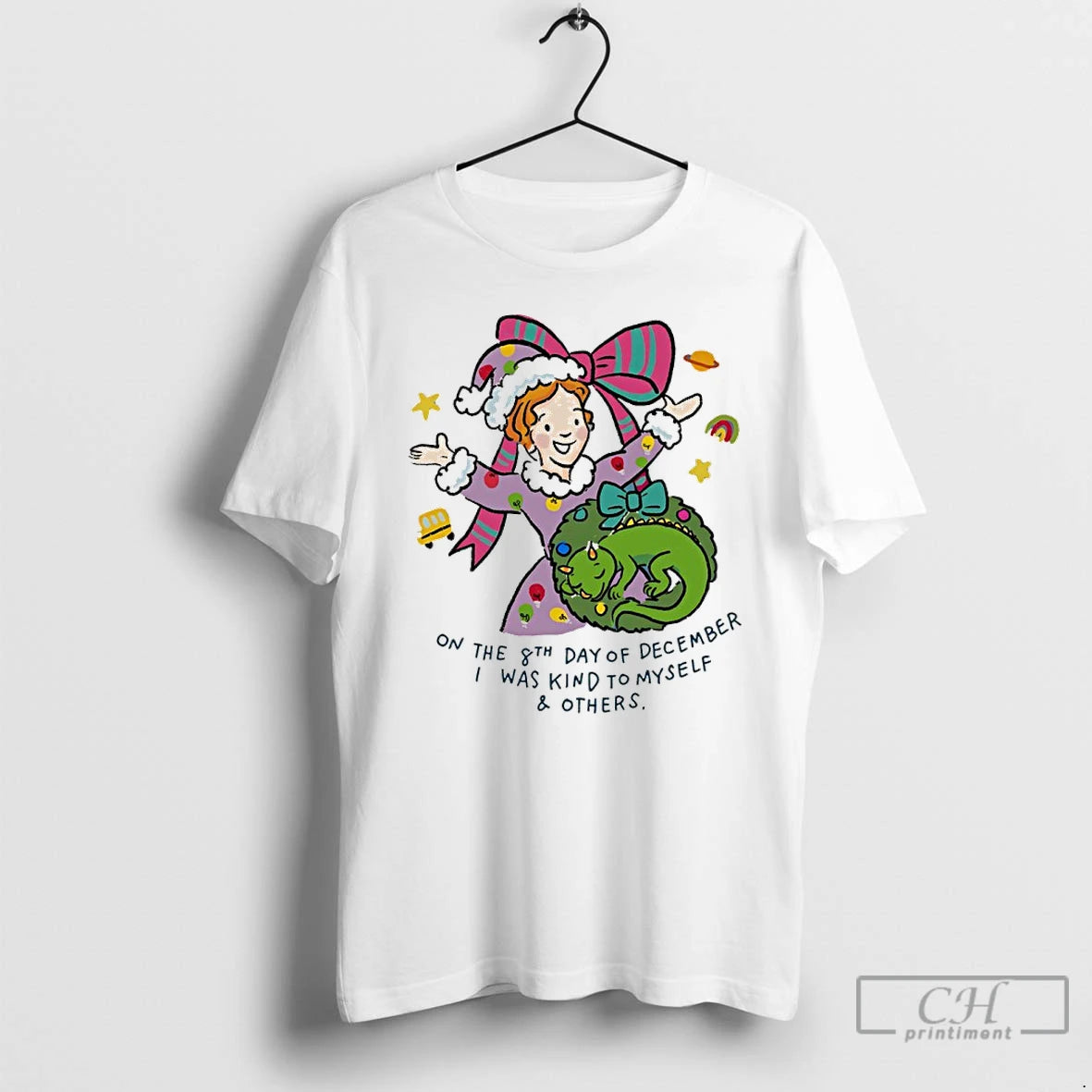 Premium Miss Frizzle On The 8th Day Of December I Was Kind To Myself And T-Shirts, Hoodie, Sweatshirt | InkRitualCo.com