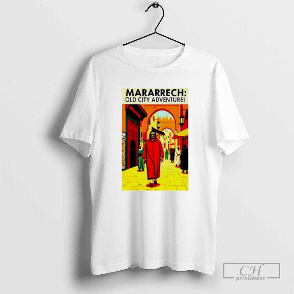 Premium Moroccan Life Style In Street Of Old Marrakech City Shirt Sweater Hoodie, Sweatshirt | InkRitualCo.com