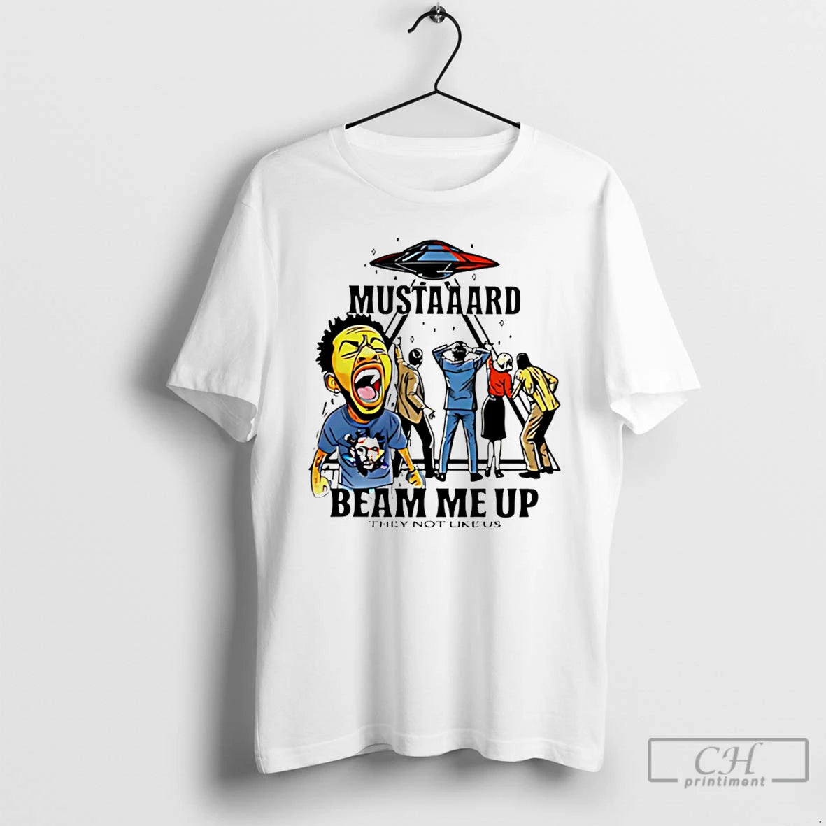 Premium Mustard Beam Me Up They Not Like Us T-Shirts, Hoodie, Sweatshirt | InkRitualCo.com