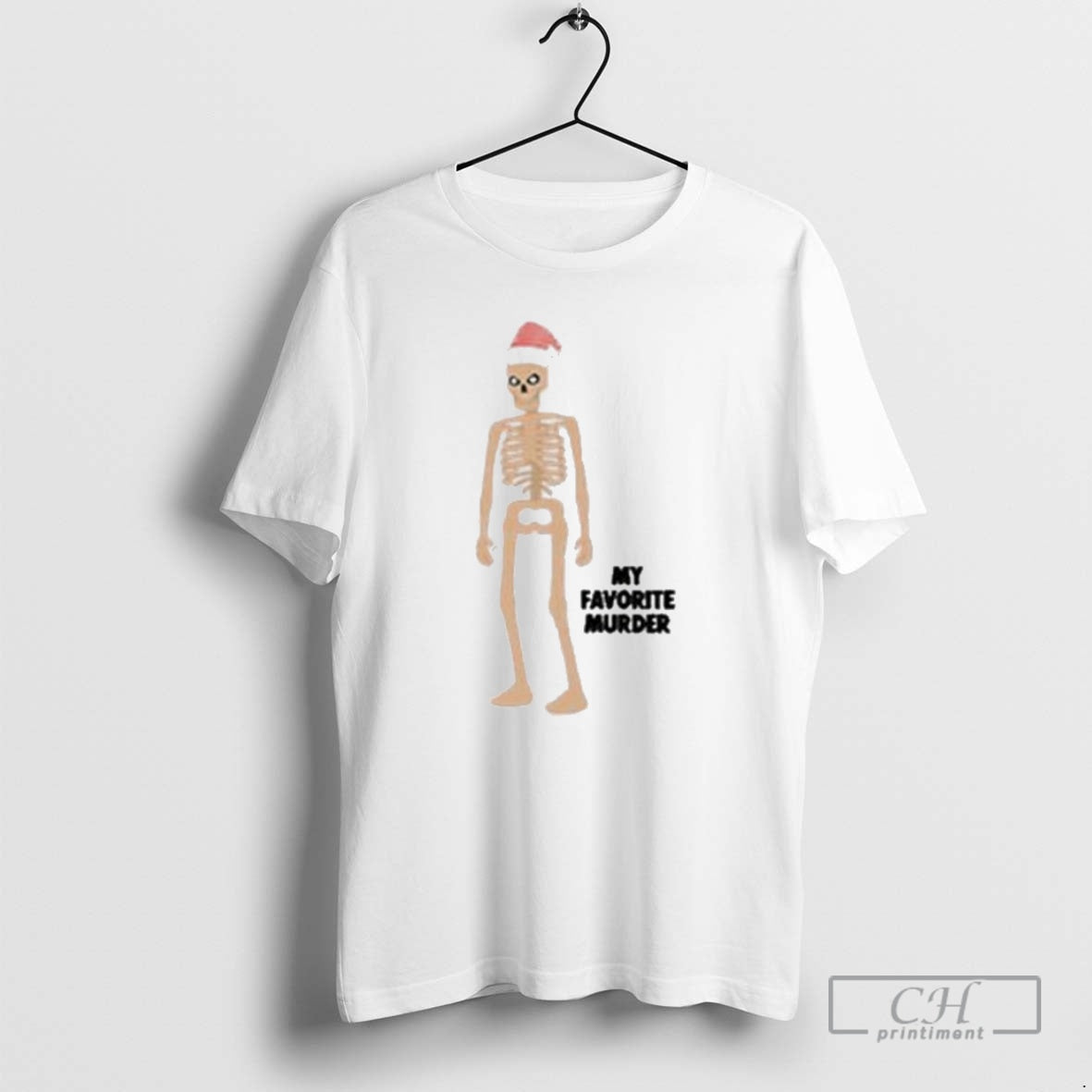 Premium My Favorite Murder Skeleton Santa Christmas Shirt Sweater Hoodie, Sweatshirt | InkRitualCo.com