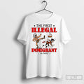 Premium Native American The First Illegal Immigrant In 1492 T-Shirts, Hoodie, Sweatshirt | InkRitualCo.com