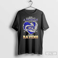 Premium Never Underestimate A Woman Who Understands Football And Loves Ravens Diamond Heart T Shirts Hoodie, Sweatshirt