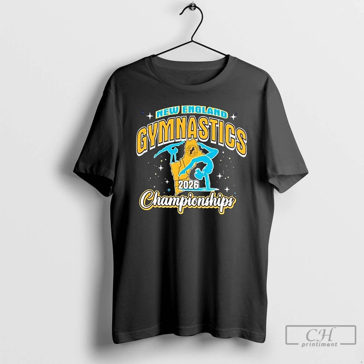 Premium New England Necsspa Gymnastics Championships 2026 Logo T-Shirts, Hoodie, Sweatshirt | InkRitualCo.com