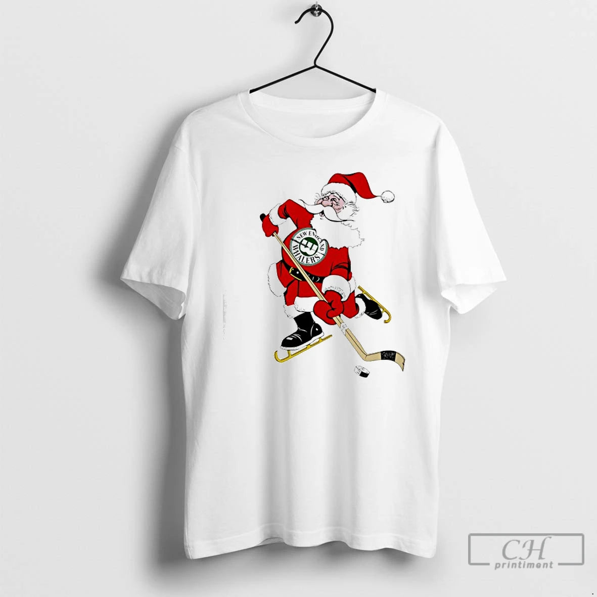 Premium New England Whalers Santa Christmas T-Shirts, Hoodie, Sweatshirt | InkRitualCo.com
