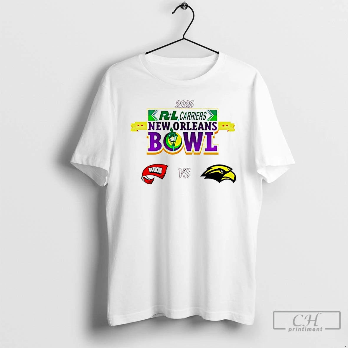 Premium New Orleans Bowl 2025 Western Kentucky Vs Southern Miss T-Shirts, Hoodie, Sweatshirt | InkRitualCo.com