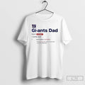 Premium New York Giants Dad Definition Ornaments T Shirts Hoodie, Sweatshirt | InkRitualCo.com