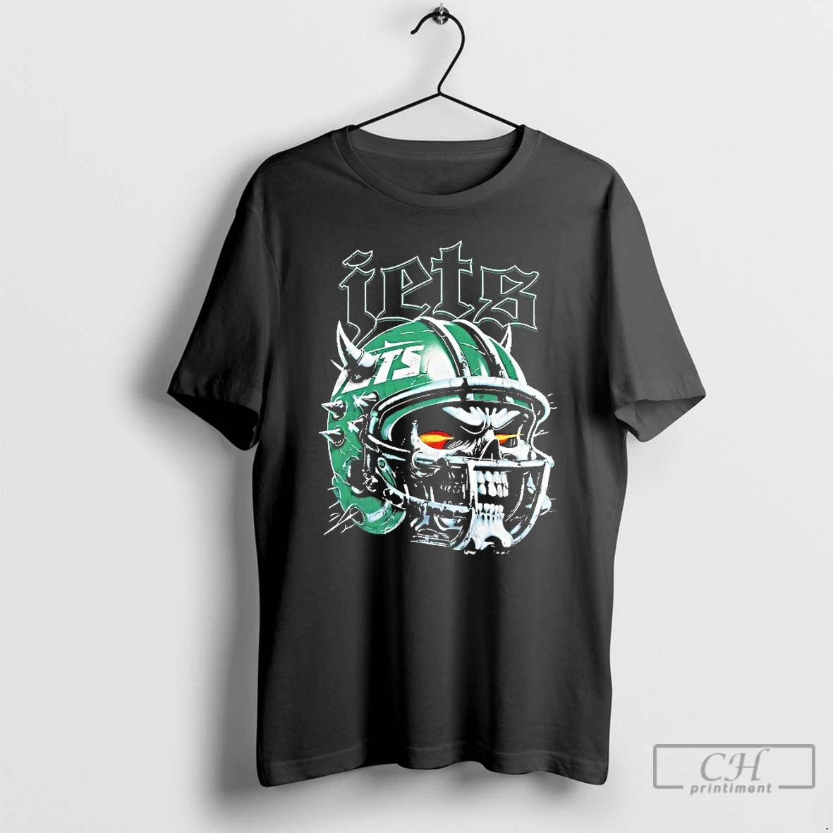 Premium New York Jets Skull Helmet T Shirts Hoodie, Sweatshirt | InkRitualCo.com