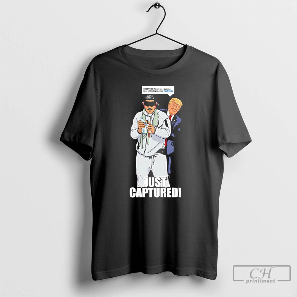 Premium Nicolas Maduro Vs Trump Just Captured Venezuela Funny Political T-Shirts, Hoodie, Sweatshirt | InkRitualCo.com