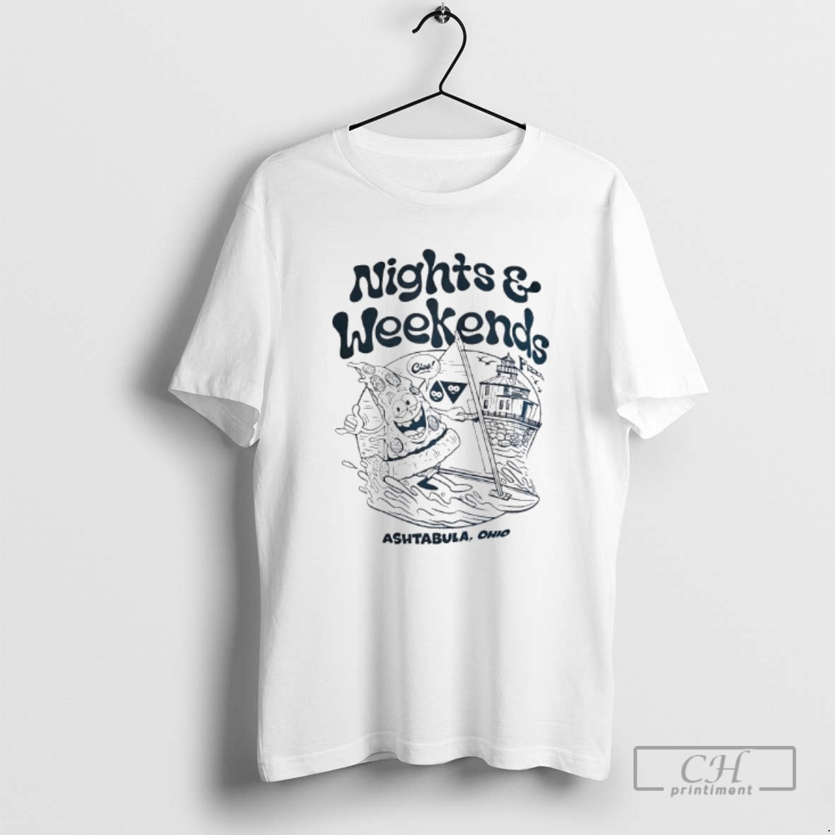 Premium Nights Weekends Ashtabula Ohio Pizza Graphic Shirt Sweater Hoodie, Sweatshirt | InkRitualCo.com