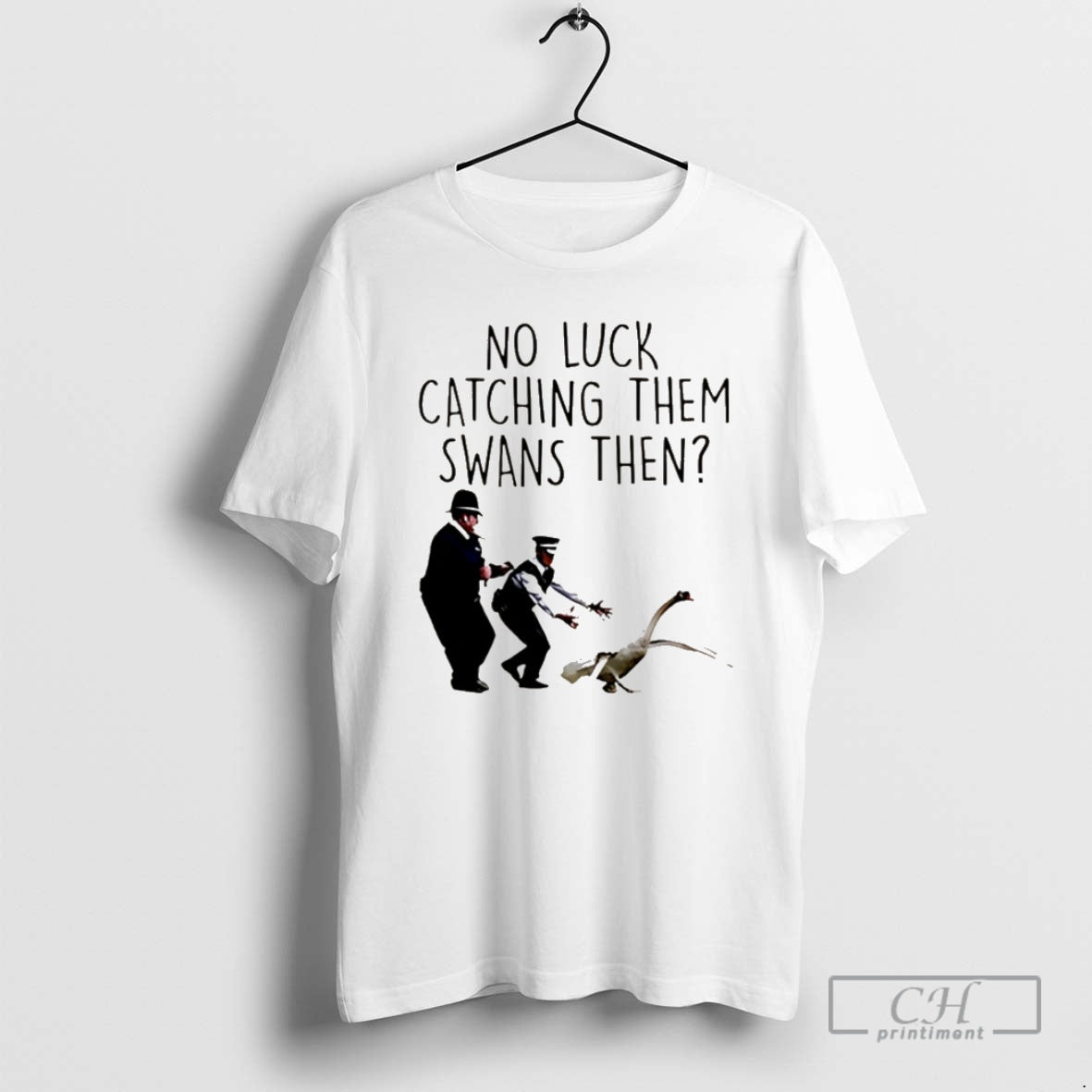 Premium No Luck Catching Them Swans Cornetto Trilogy Christmas Shirt Sweater Hoodie, Sweatshirt | InkRitualCo.com