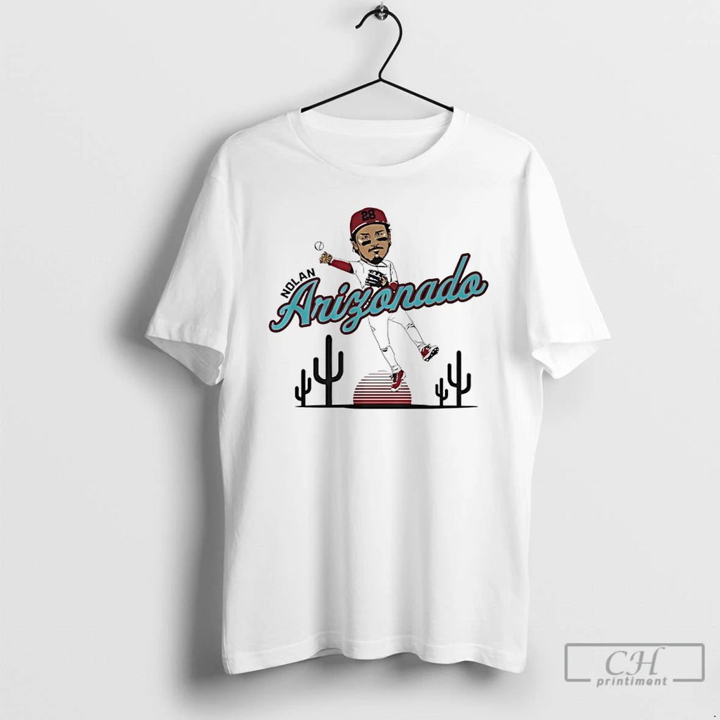 Premium Nolan Arenado Arizona Diamondbacks Baseball Player Caricature T-Shirts, Hoodie, Sweatshirt | InkRitualCo.com