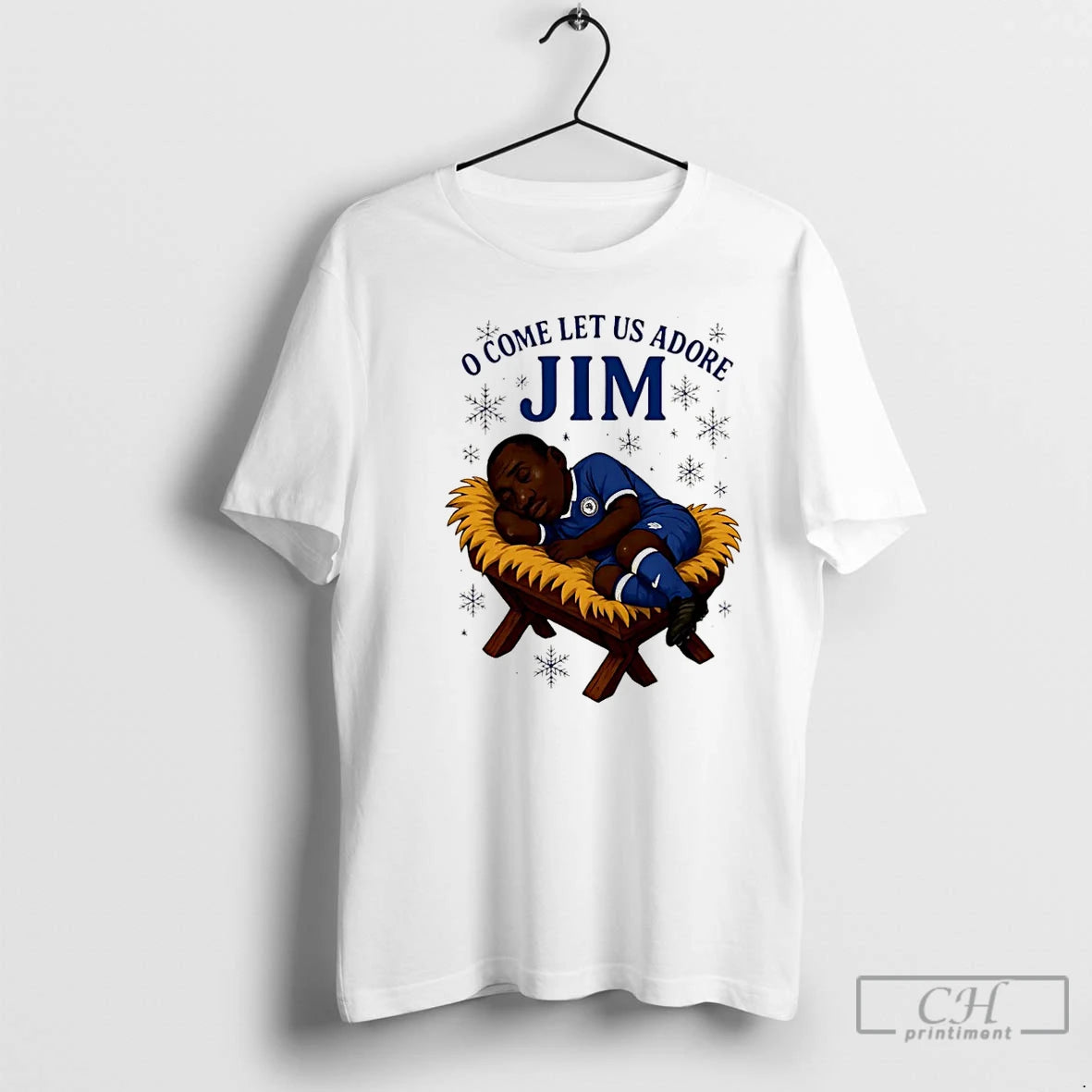 Premium O Come Let Us Adore Jim Chelsea Christmas Christmas T-Shirts, Hoodie, Sweatshirt | InkRitualCo.com