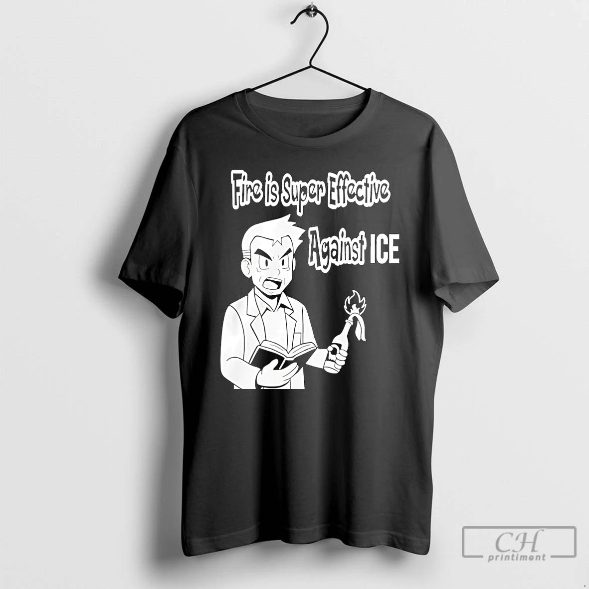 Premium Oak Pokmon Fire Is Super Effective Against Ice Christmas T-Shirts, Hoodie, Sweatshirt | InkRitualCo.com
