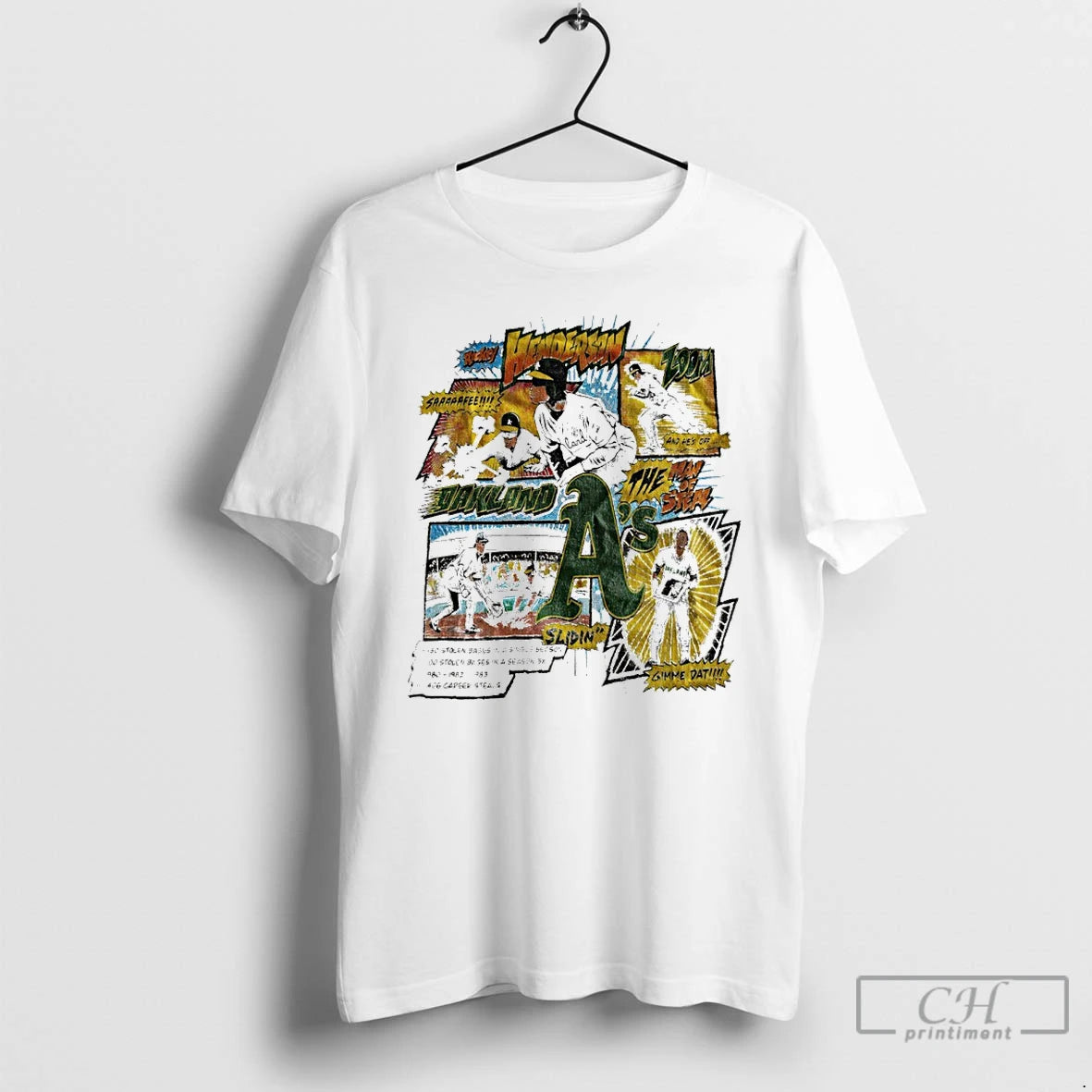 Premium Oakland Athletics Rickey Henderson Comics Vintage T-Shirts, Hoodie, Sweatshirt | InkRitualCo.com
