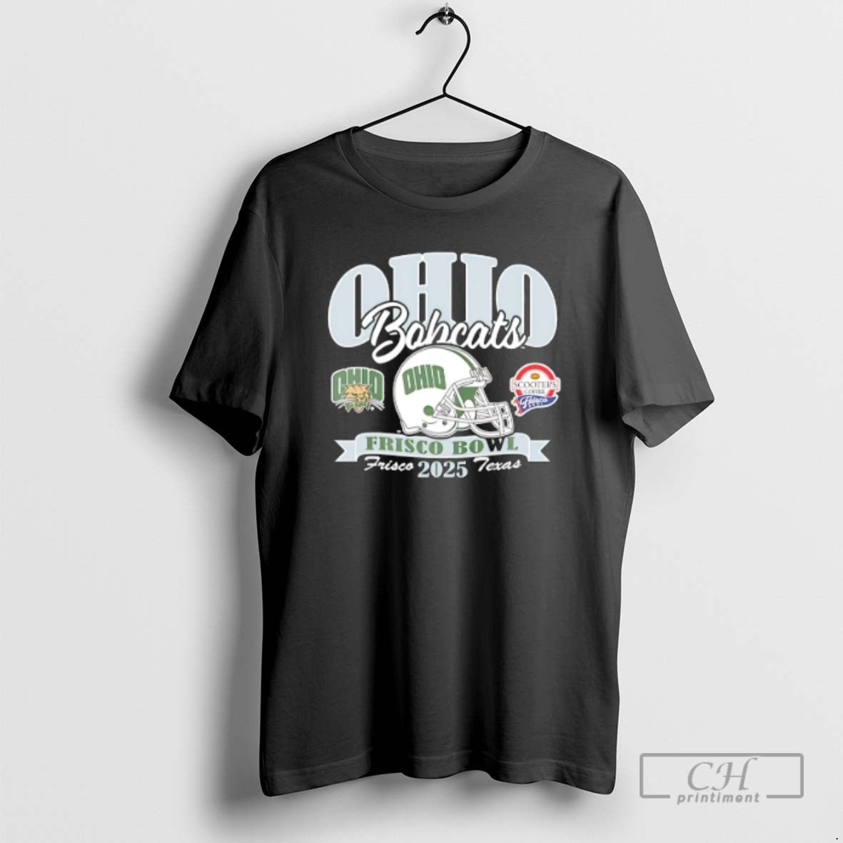 Premium Ohio Bobcats Football 2025 Scooters Coffee Frisco Bowl Shirt Sweater