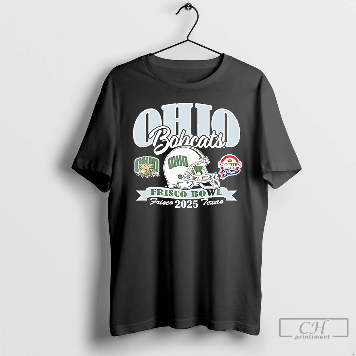 Premium Ohio Bobcats Football 2025 Scooters Coffee Frisco Bowl T-Shirts, Hoodie, Sweatshirt | InkRitualCo.com