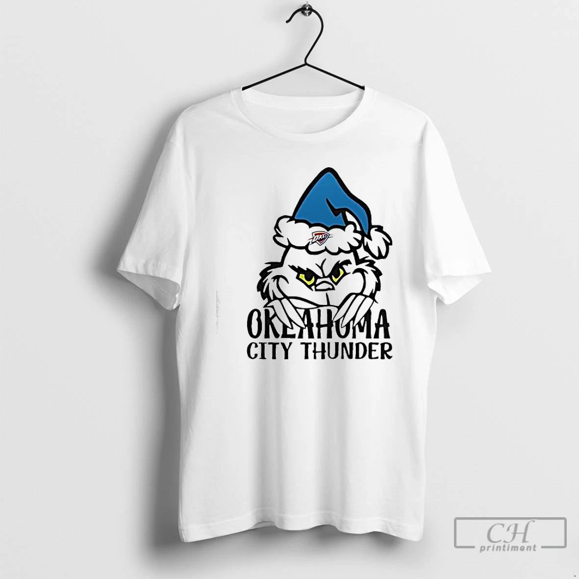 Premium Oklahoma City Thunder Grinch Holiday T-Shirts, Hoodie, Sweatshirt | InkRitualCo.com
