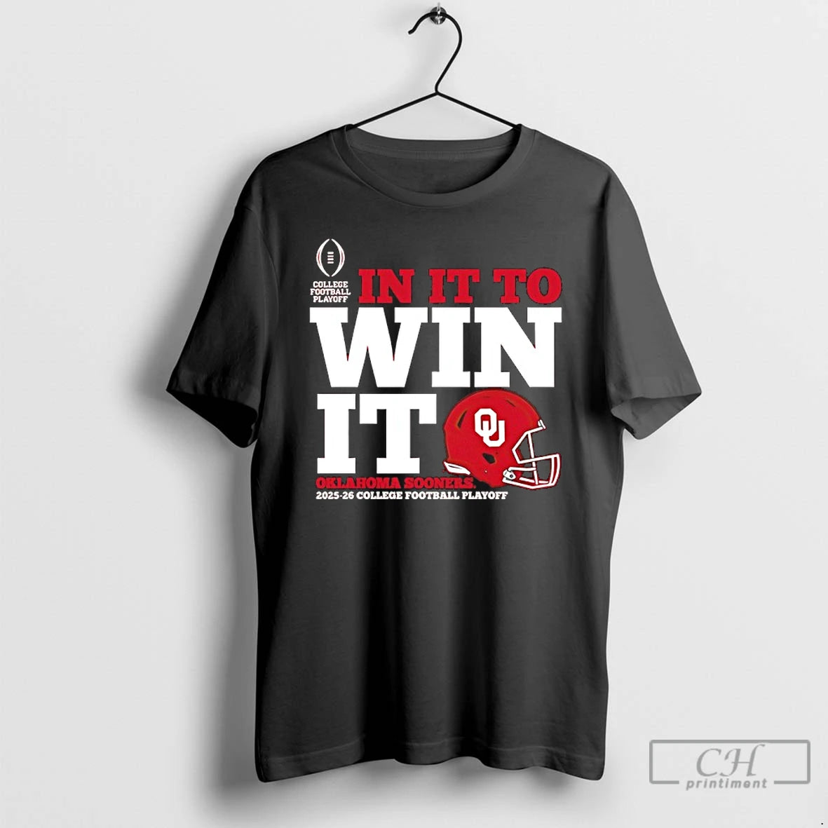Premium Oklahoma Sooners 2025 College Football Playoff Bound In It To Win It T Shirts Hoodie, Sweatshirt | InkRitualCo.com