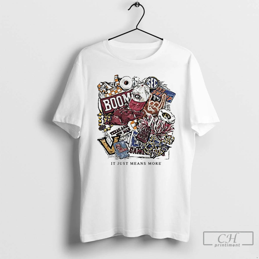 Premium Ole Miss Sec Gameday It Just M Eans More Ornaments T Shirts Hoodie, Sweatshirt | InkRitualCo.com
