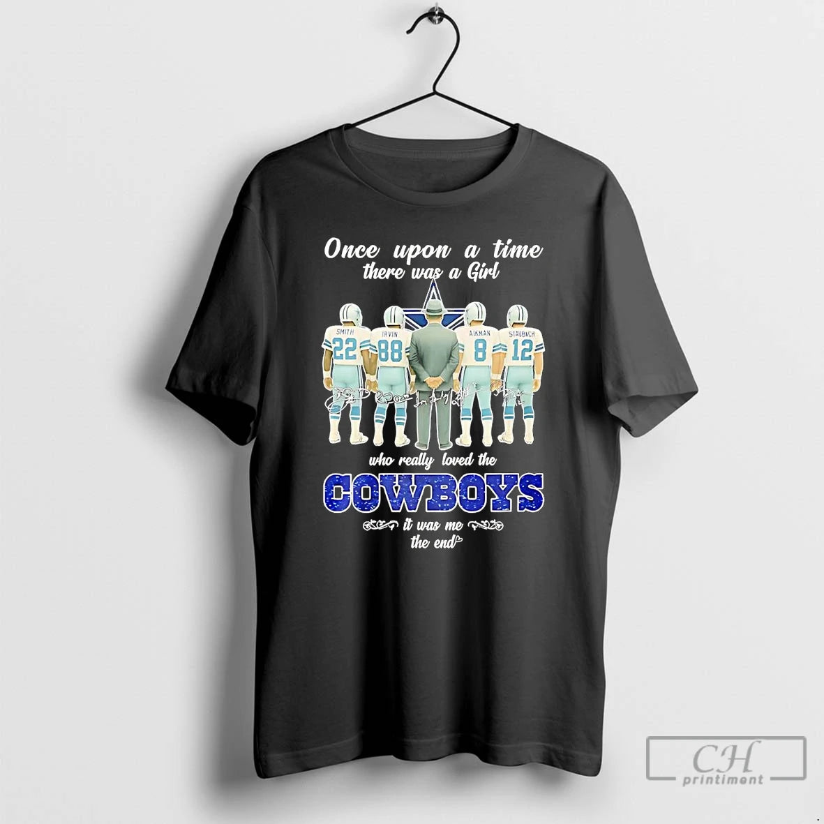 Premium Once Upon A Time There Was A Girl Really Loved Dallas Cowboys T Shirts Hoodie, Sweatshirt | InkRitualCo.com