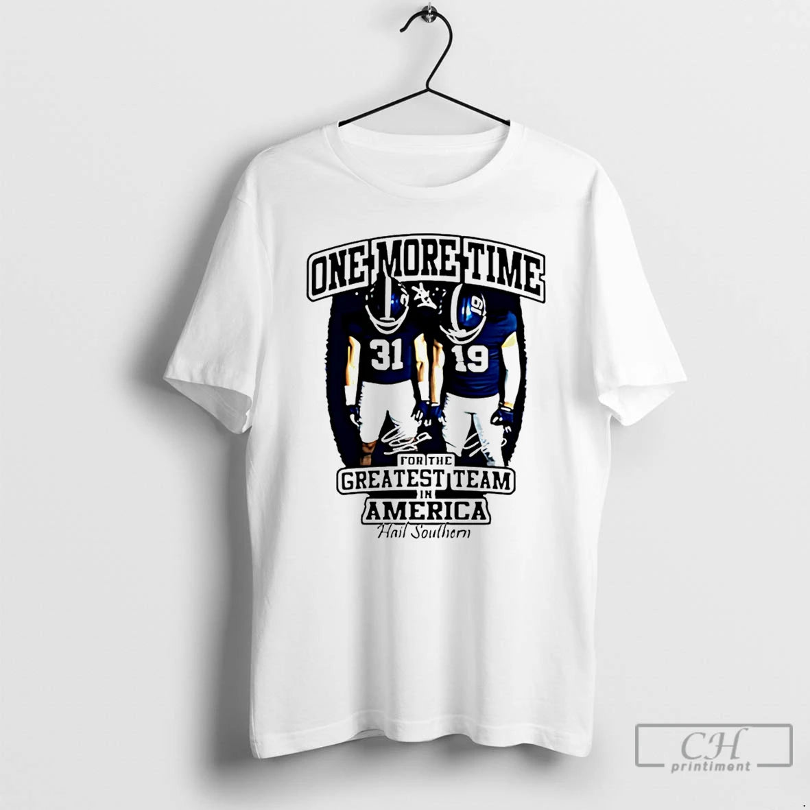 Premium One More Time Josh And Chance For The Greatest Team In American T Shirts Hoodie, Sweatshirt | InkRitualCo.com