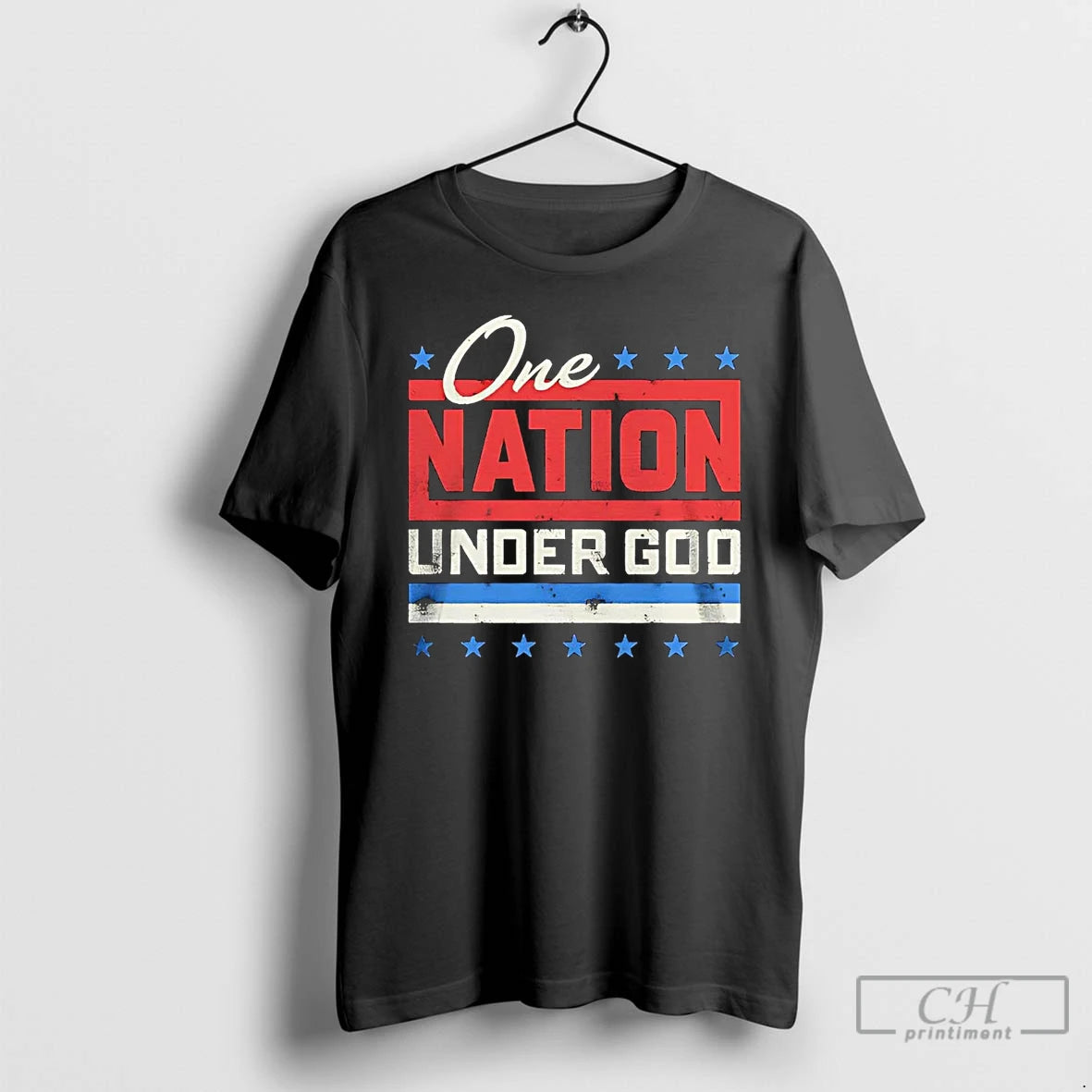 Premium One Nation Under God America T-Shirts, Hoodie, Sweatshirt | InkRitualCo.com
