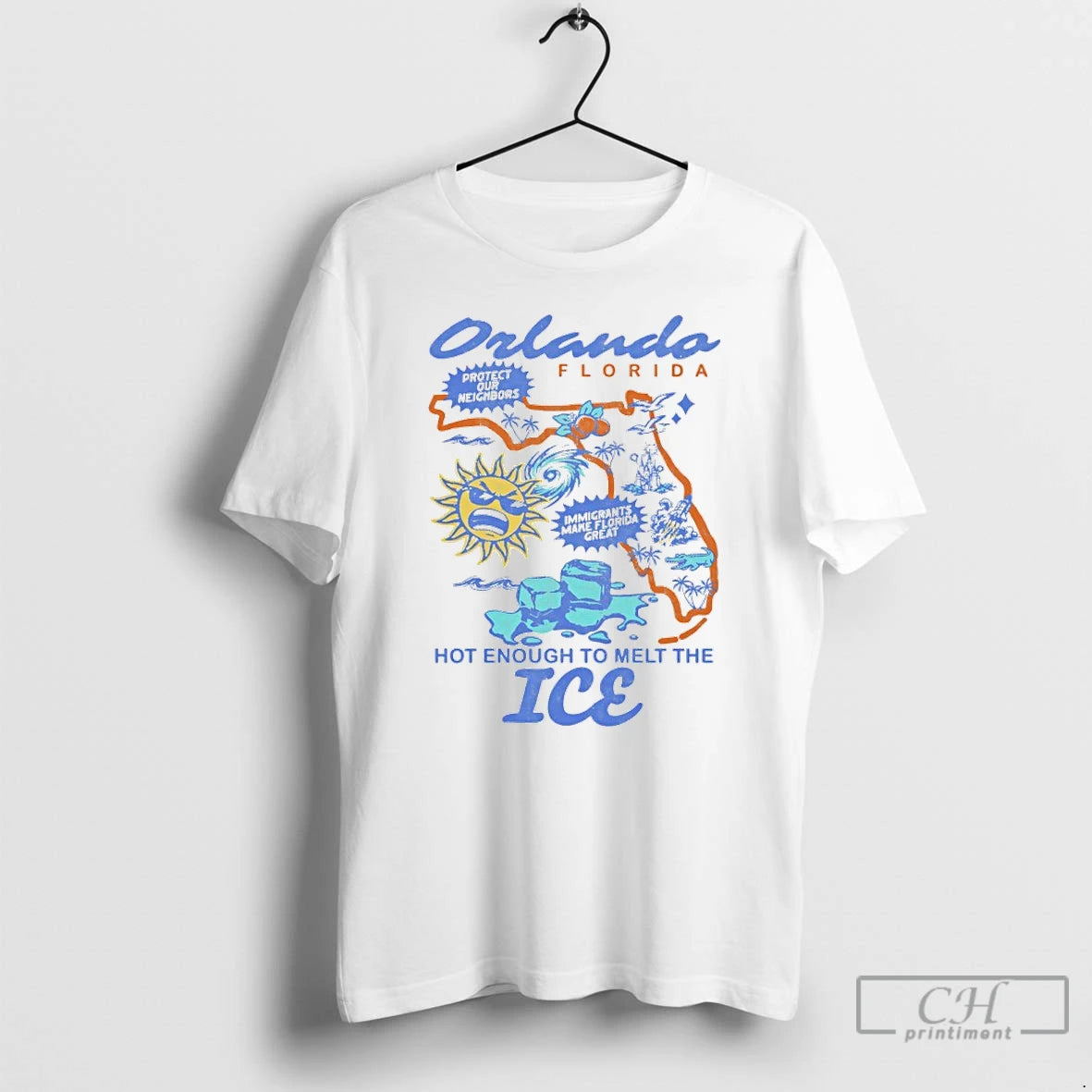 Premium Orlando Florida Lost Bros Hot Enough To Melt The Ice T-Shirts, Hoodie, Sweatshirt | InkRitualCo.com