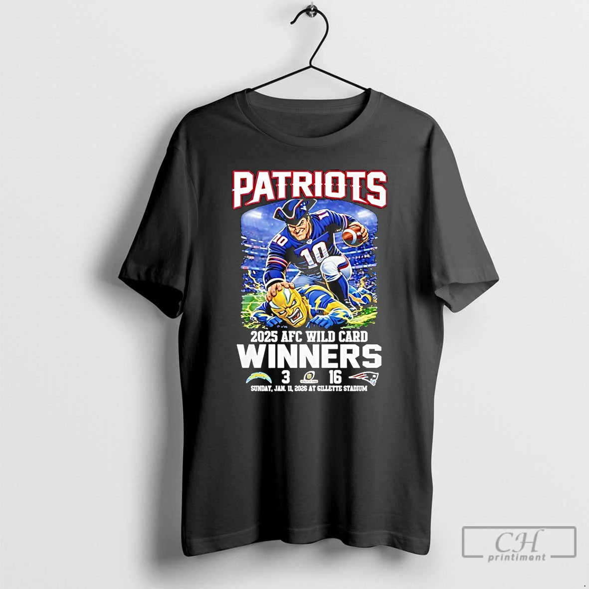 Premium Patriots 2025 Afc Wild Card Winners T-Shirts, Hoodie, Sweatshirt | InkRitualCo.com