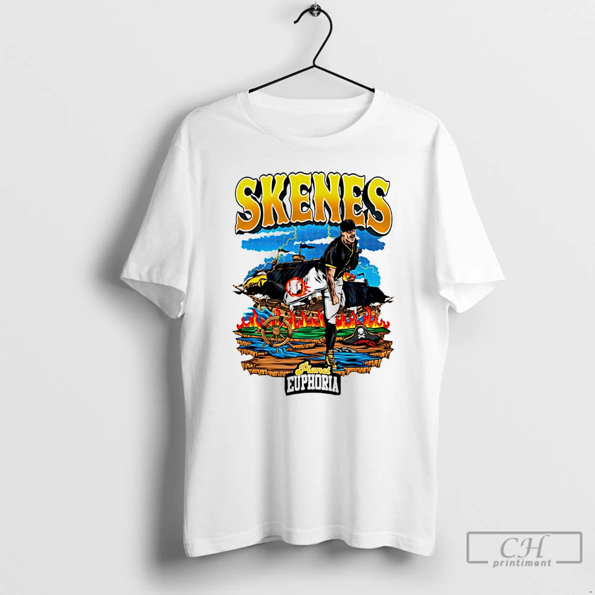 Premium Paul Skenes Pittsburgh Pirates Hand Drawn Artwork T-Shirts, Hoodie, Sweatshirt | InkRitualCo.com