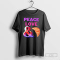 Premium Peace Love And Croissants Shirt Sweater Hoodie, Sweatshirt | InkRitualCo.com