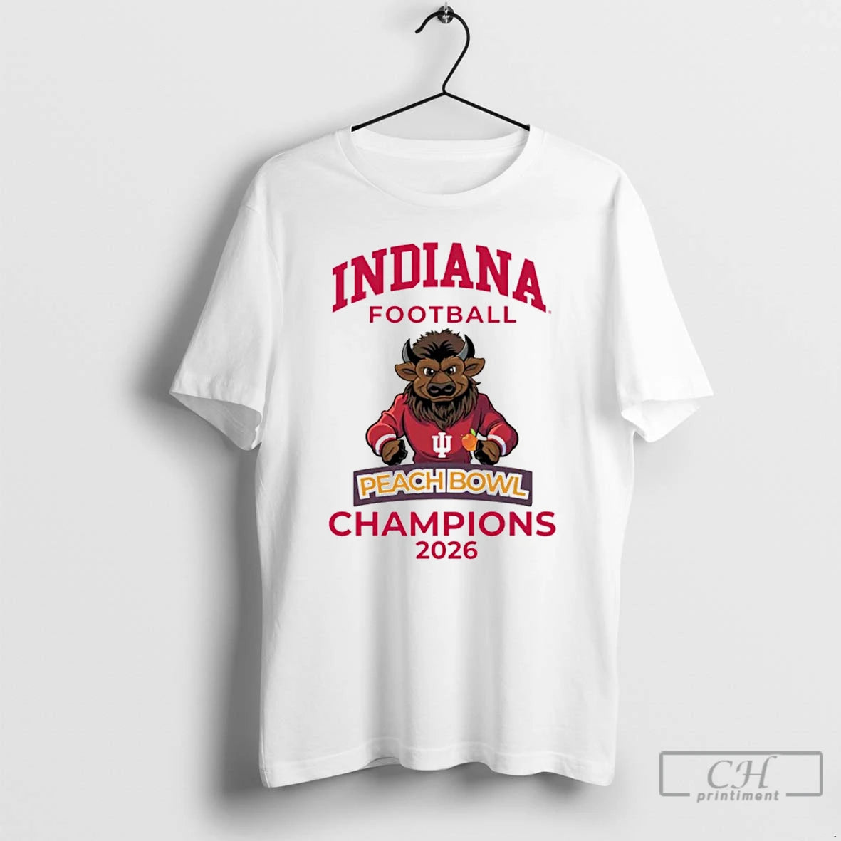 Premium Peach Bowl Champions 2026 Indiana Football T-Shirts, Hoodie, Sweatshirt | InkRitualCo.com