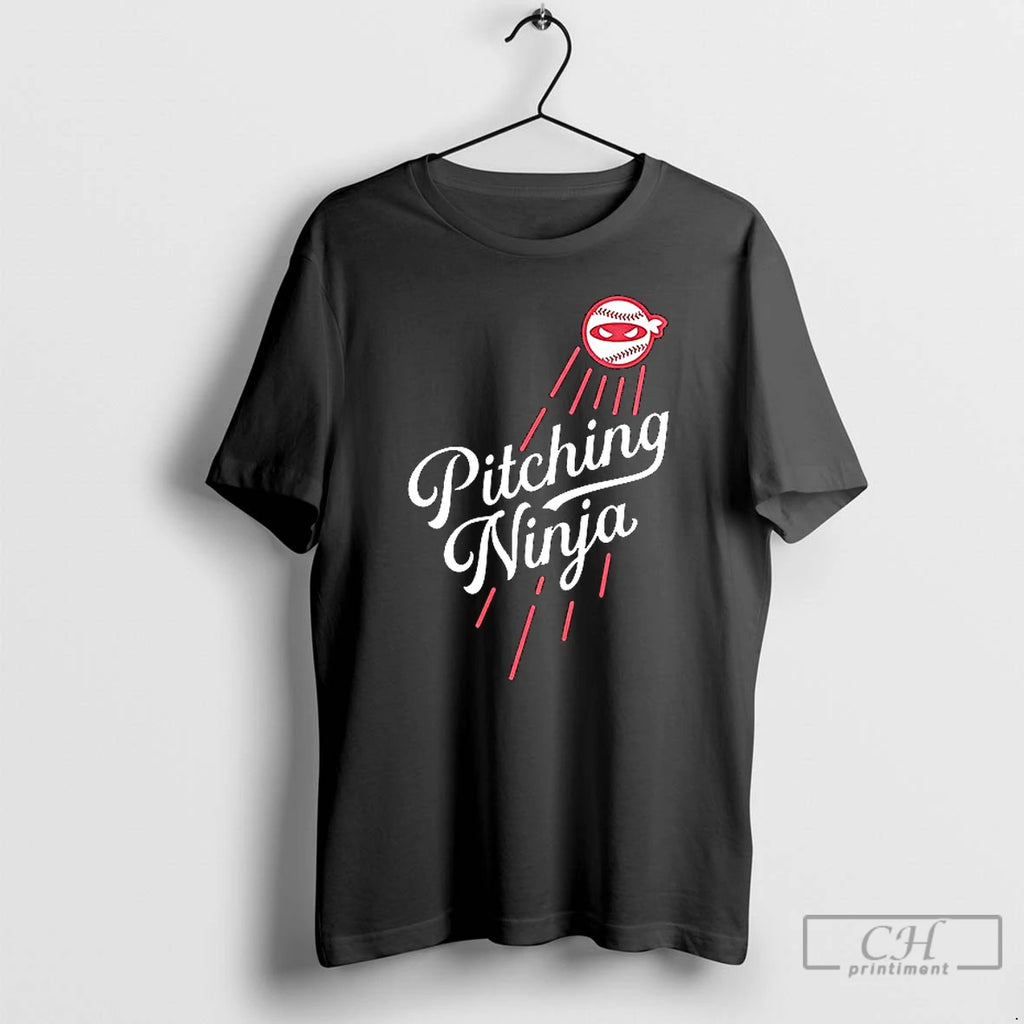 Premium Pitching Ninja La Baseball Ceramic Ceramic And Classic Dad Cap T Shirts Hoodie, Sweatshirt | InkRitualCo.com