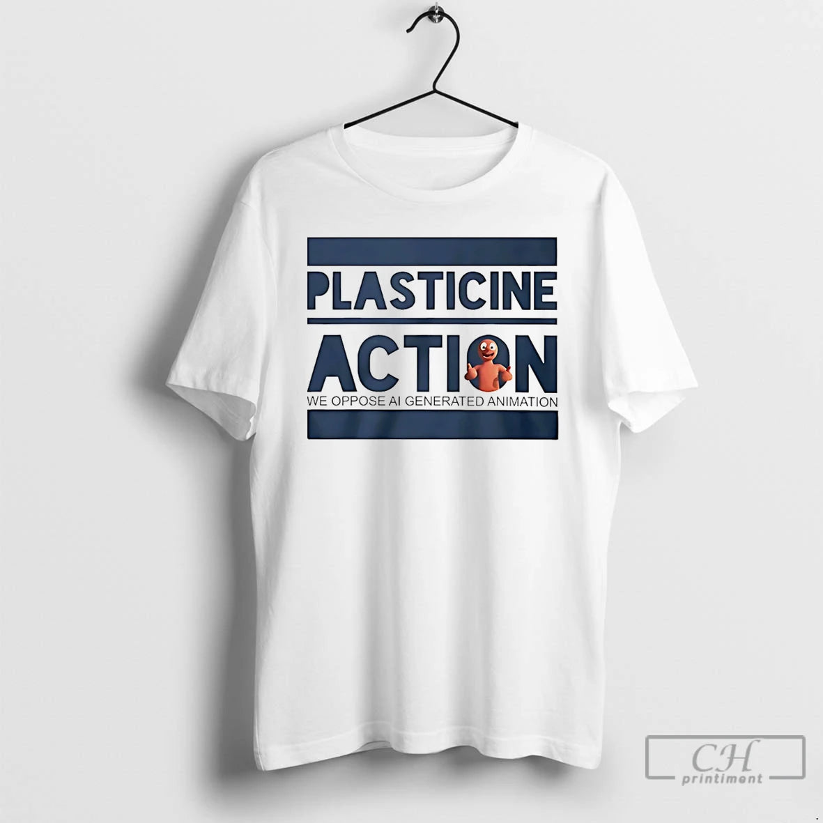 Premium Plasticine Action We Oppose Ai Generated Animation T-Shirts, Hoodie, Sweatshirt | InkRitualCo.com