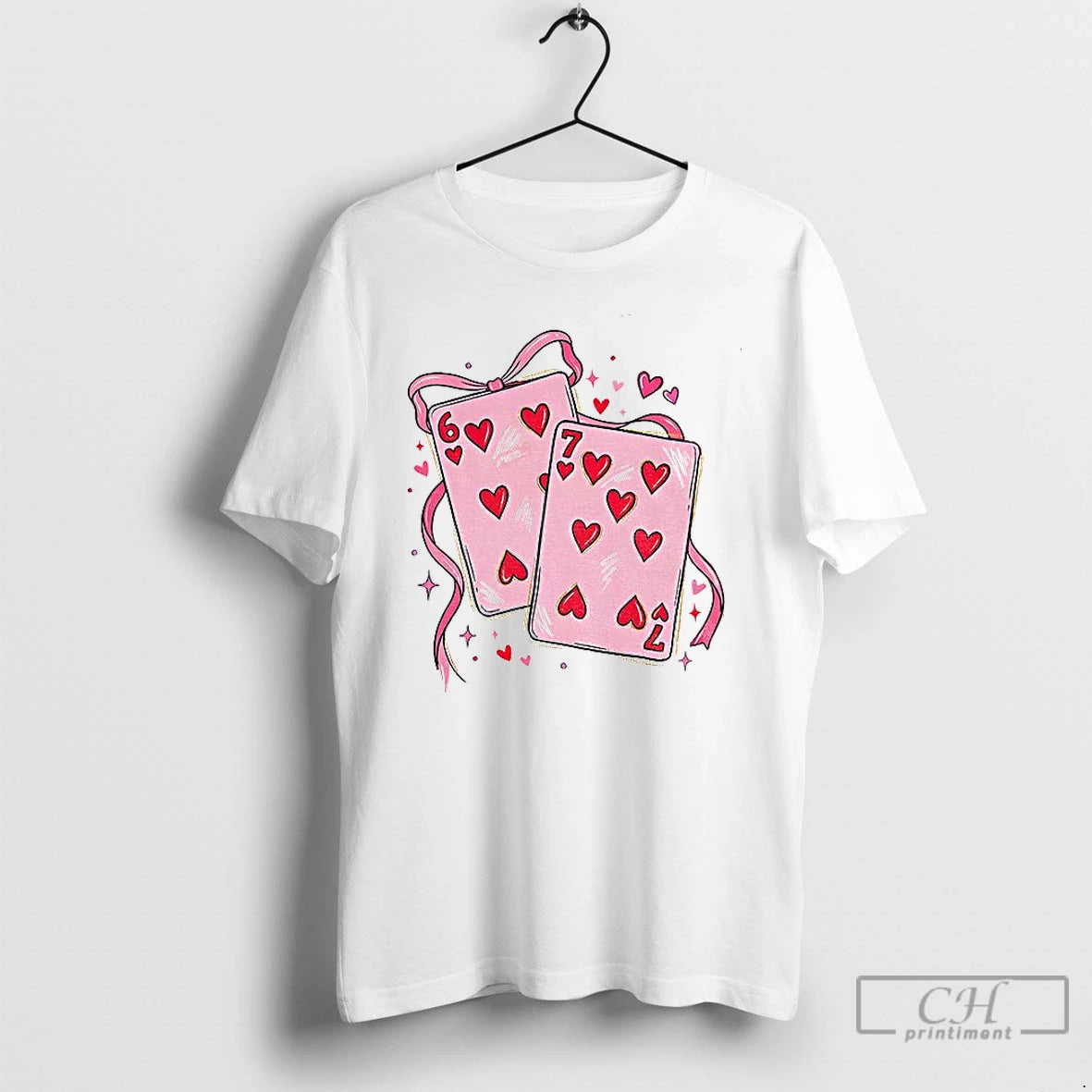 Premium Playing Cards Valentine 6 7 T-Shirts, Hoodie, Sweatshirt | InkRitualCo.com