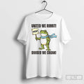 Premium Portland Frog 2025 Hop United We Ribbit Divided We Croak T Shirts Hoodie, Sweatshirt | InkRitualCo.com