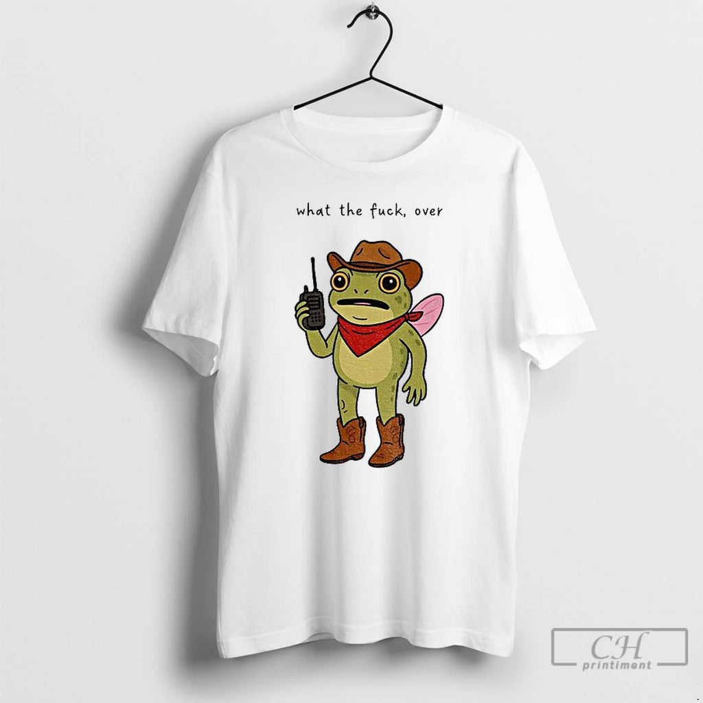 Premium Portland Frog Cowboy What The Fuck Over Anti Trump T Shirts Hoodie, Sweatshirt | InkRitualCo.com