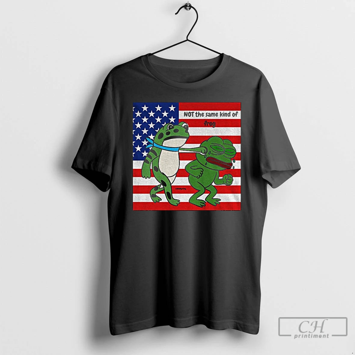 Premium Portland Frog Punch Pepe Frog Not The Same Kind Of Frog American Flag T-Shirts, Hoodie, Sweatshirt | InkRitualCo.com