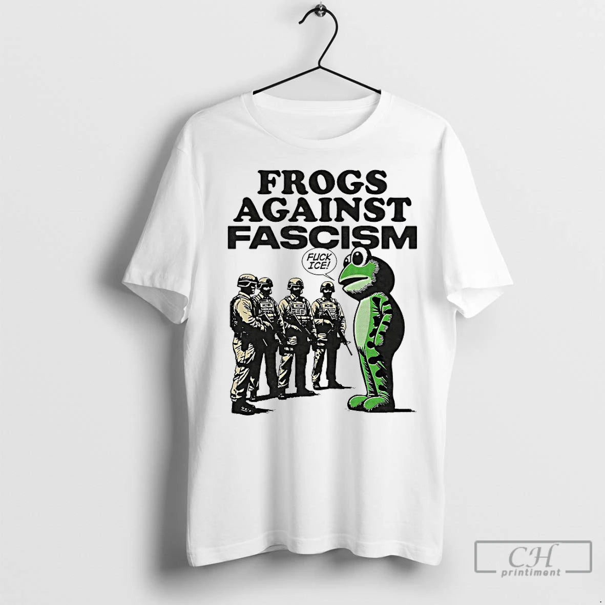 Premium Portland Frog Against Fascism Fuck Ice T-Shirts, Hoodie, Sweatshirt | InkRitualCo.com