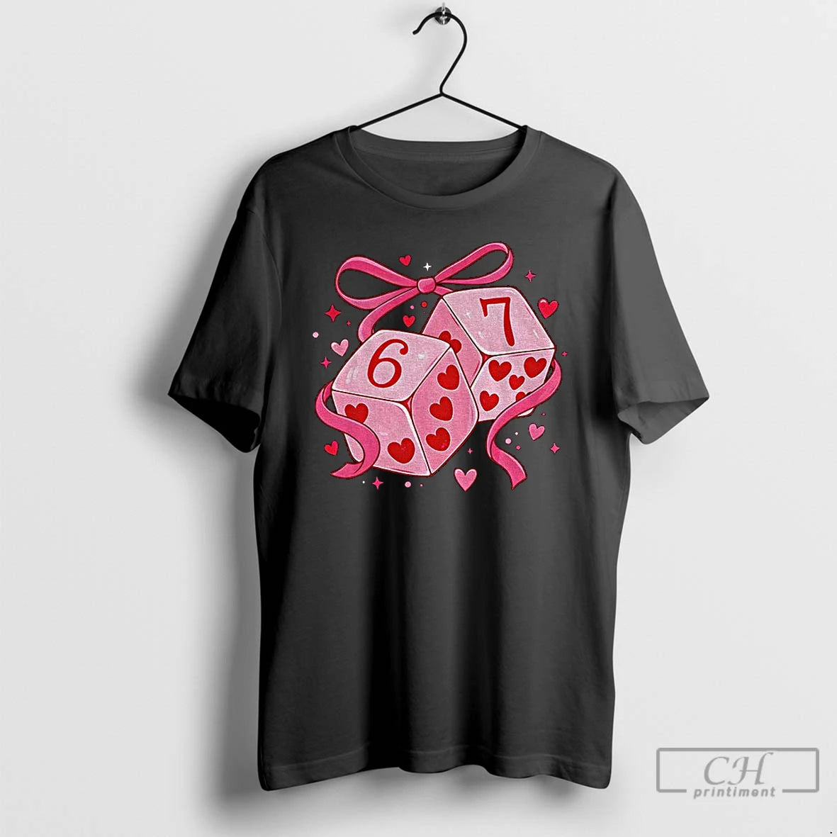 Premium Preppy 67 Valentine Six Seven Dice T-Shirts, Hoodie, Sweatshirt | InkRitualCo.com