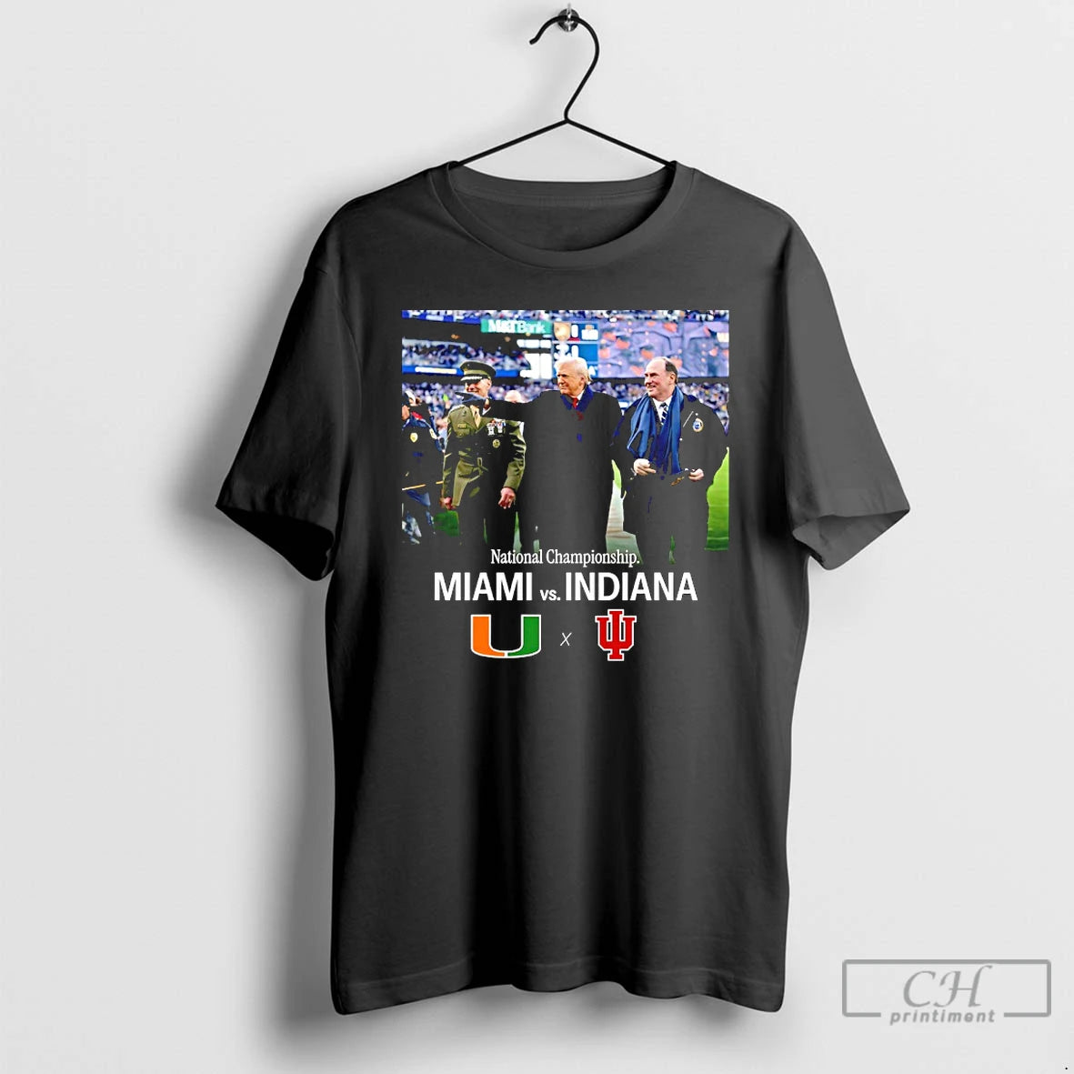 Premium President Trump For The Cfp National Championship Miami Vs Indiana T-Shirts, Hoodie, Sweatshirt | InkRitualCo.com