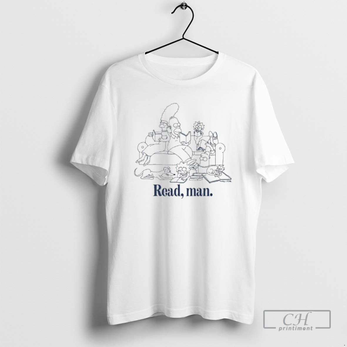 Premium Read Man The Simpsons Family Shirt Sweater Hoodie, Sweatshirt | InkRitualCo.com