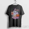 Premium Rhinestones Ghost Spooky Boo Pumpkin Halloween T Shirts Hoodie, Sweatshirt | InkRitualCo.com