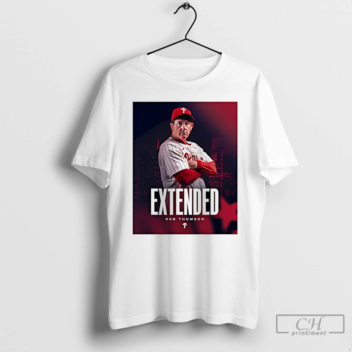 Premium Rob Thomson Philadelphia Phillies Extended T-Shirts, Hoodie, Sweatshirt | InkRitualCo.com