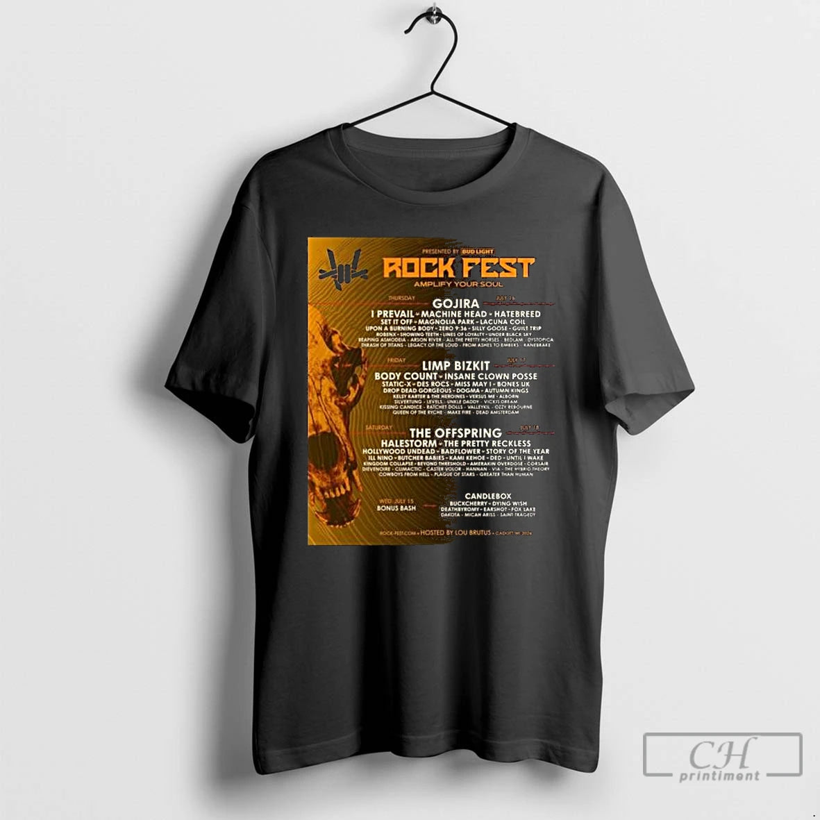 Premium Rock Fest Wisconsin Amplify Your Soul Full Lineup On July 15 16 17 18 T-Shirts, Hoodie, Sweatshirt | InkRitualCo.com