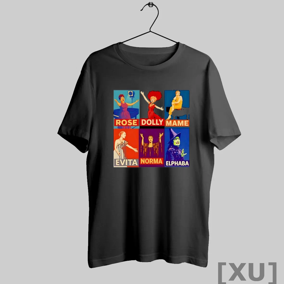 Premium Rose Dolly Mame Evita Norma Elphaba Broadway Musical Theater Collage T Shirts Hoodie, Sweatshirt | InkRitualCo.com