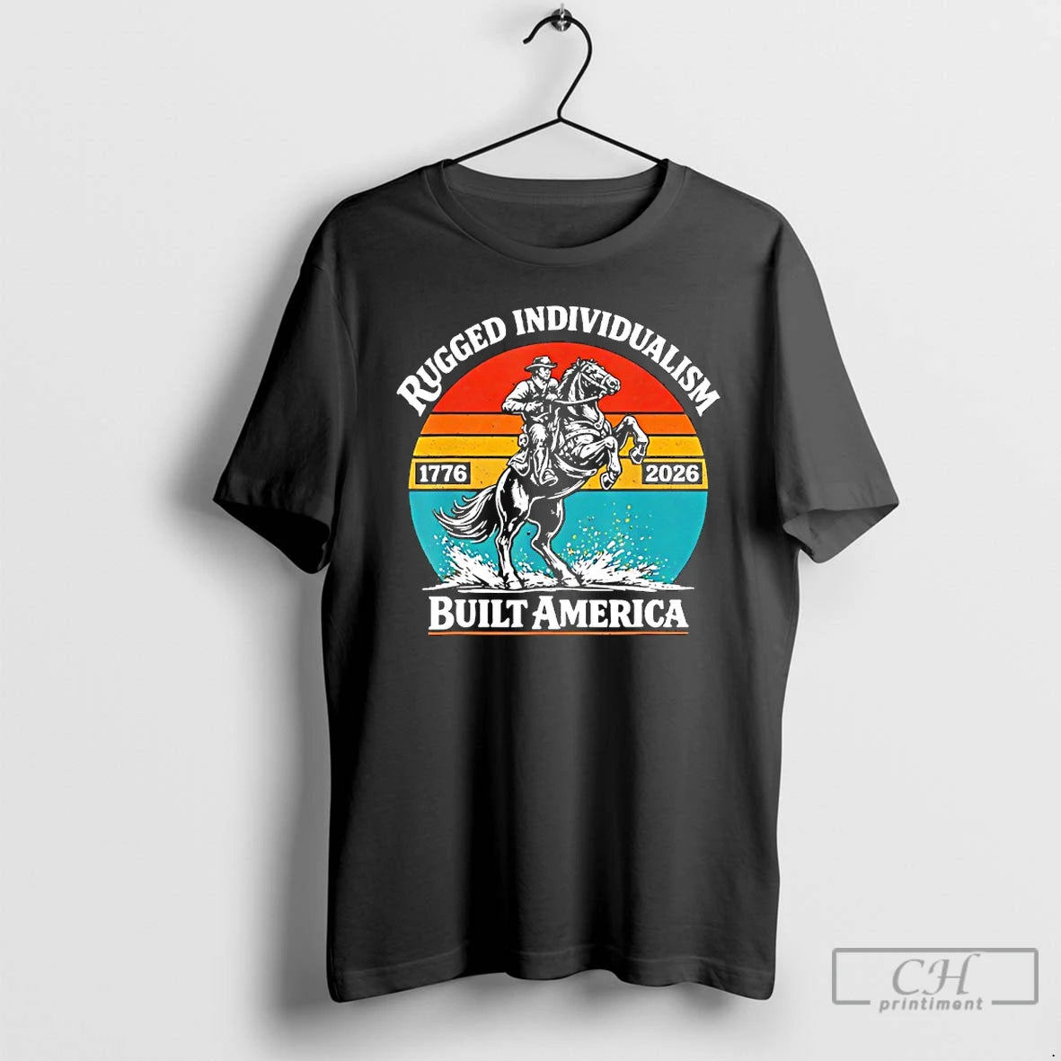 Premium Rugged Individualism Patriotic Built America 1776 2026 Vintage T-Shirts, Hoodie, Sweatshirt | InkRitualCo.com