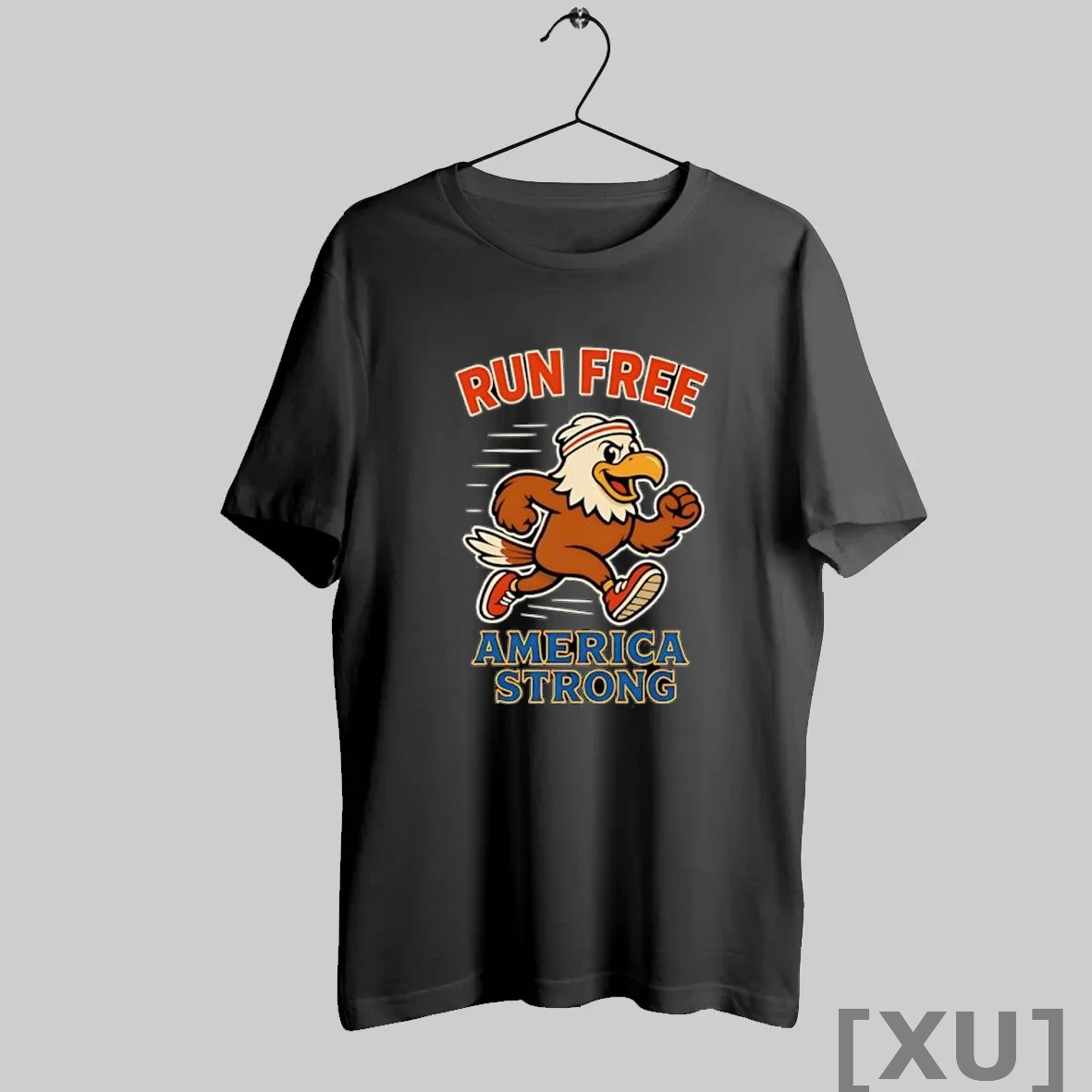 Premium Run Free America Strong Bald Eagle Running T Shirts Hoodie, Sweatshirt | InkRitualCo.com