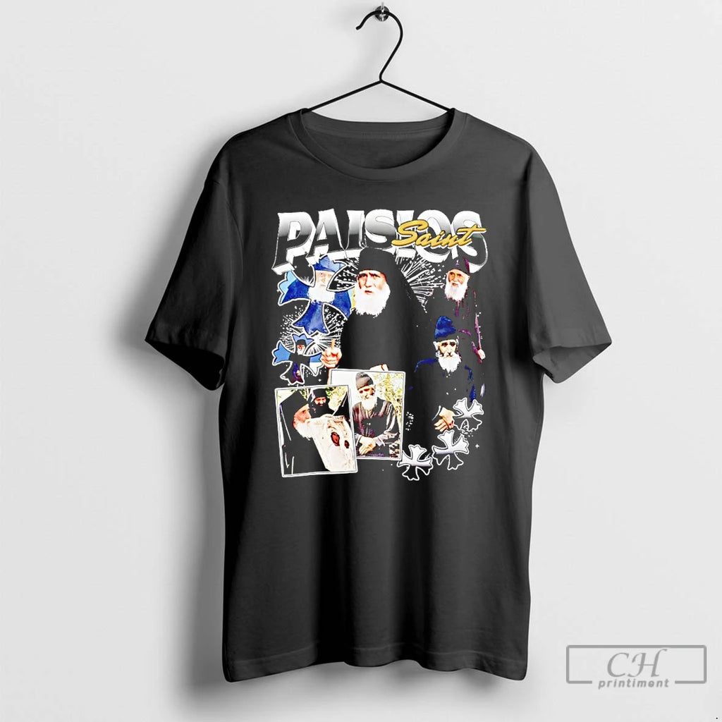 Premium Saint Paisios Picture Collage Vintage T-Shirts, Hoodie, Sweatshirt | InkRitualCo.com