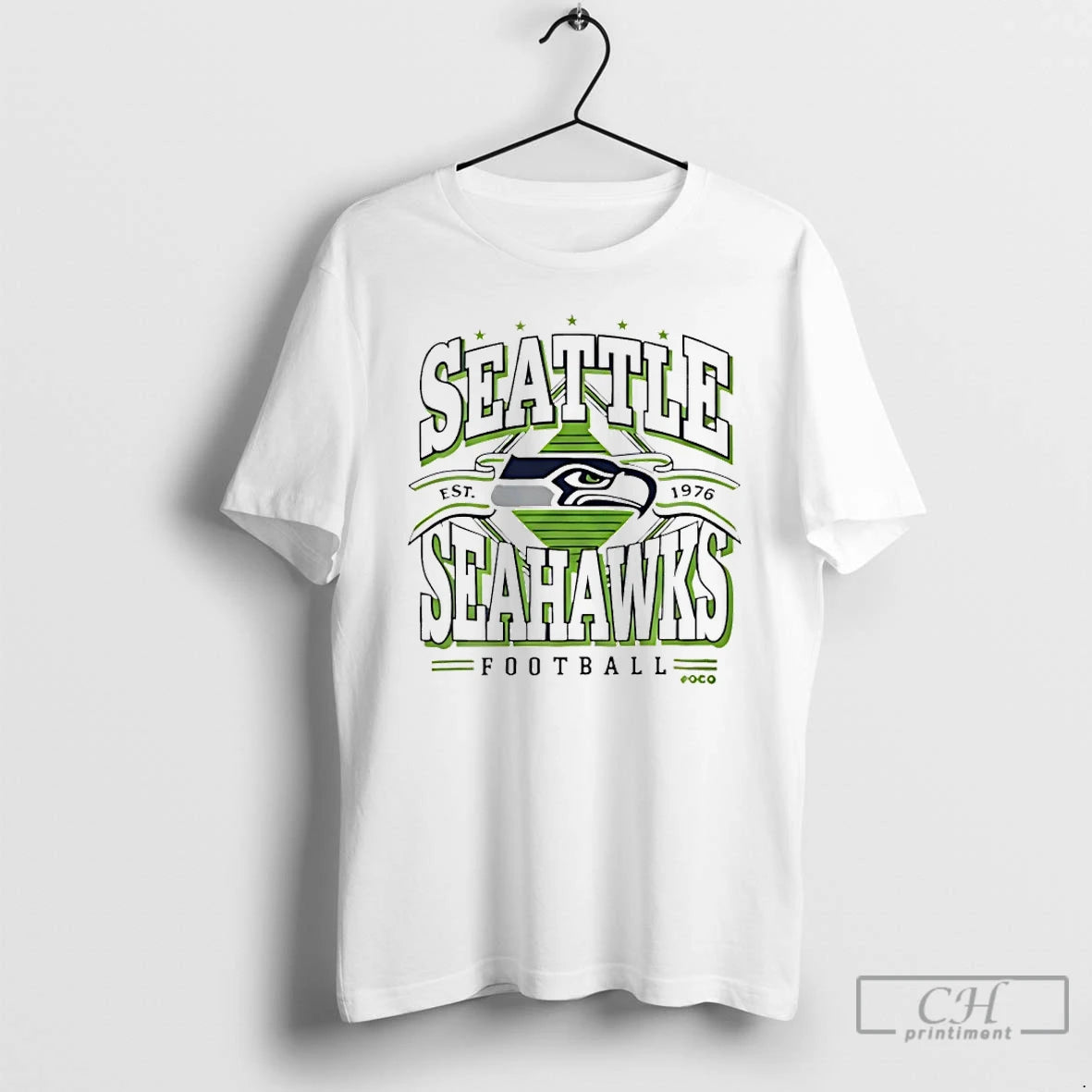 Premium Seahawks Seahawks Football Est 1976 Logo T-Shirts, Hoodie, Sweatshirt | InkRitualCo.com