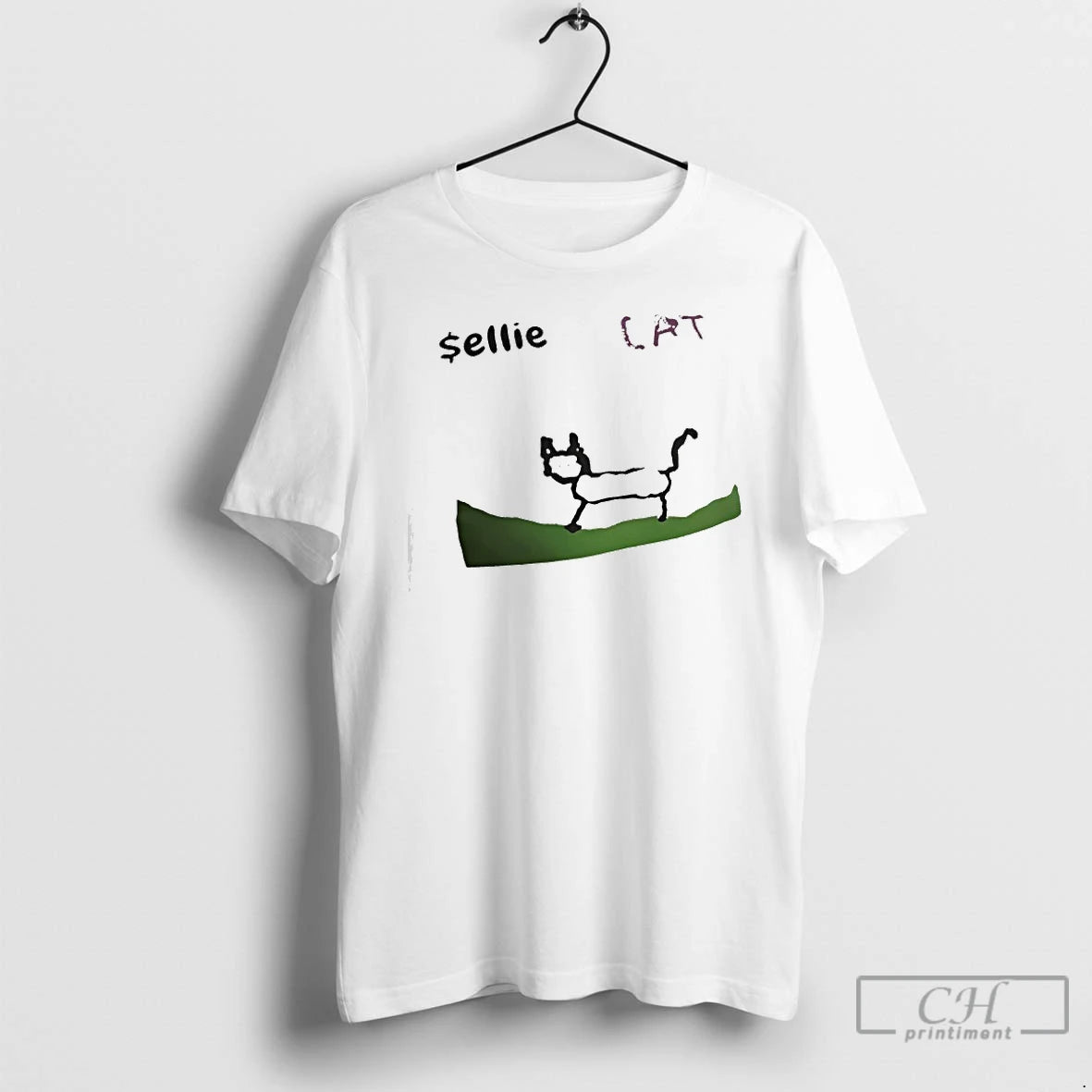 Premium Sellie Cat Drawing T-Shirts, Hoodie, Sweatshirt | InkRitualCo.com